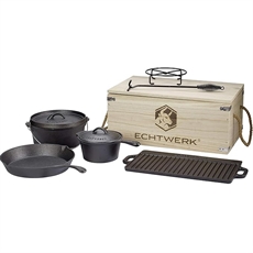 ECHTWERK Dutch Oven sæt med 7 Produkter i trækasse